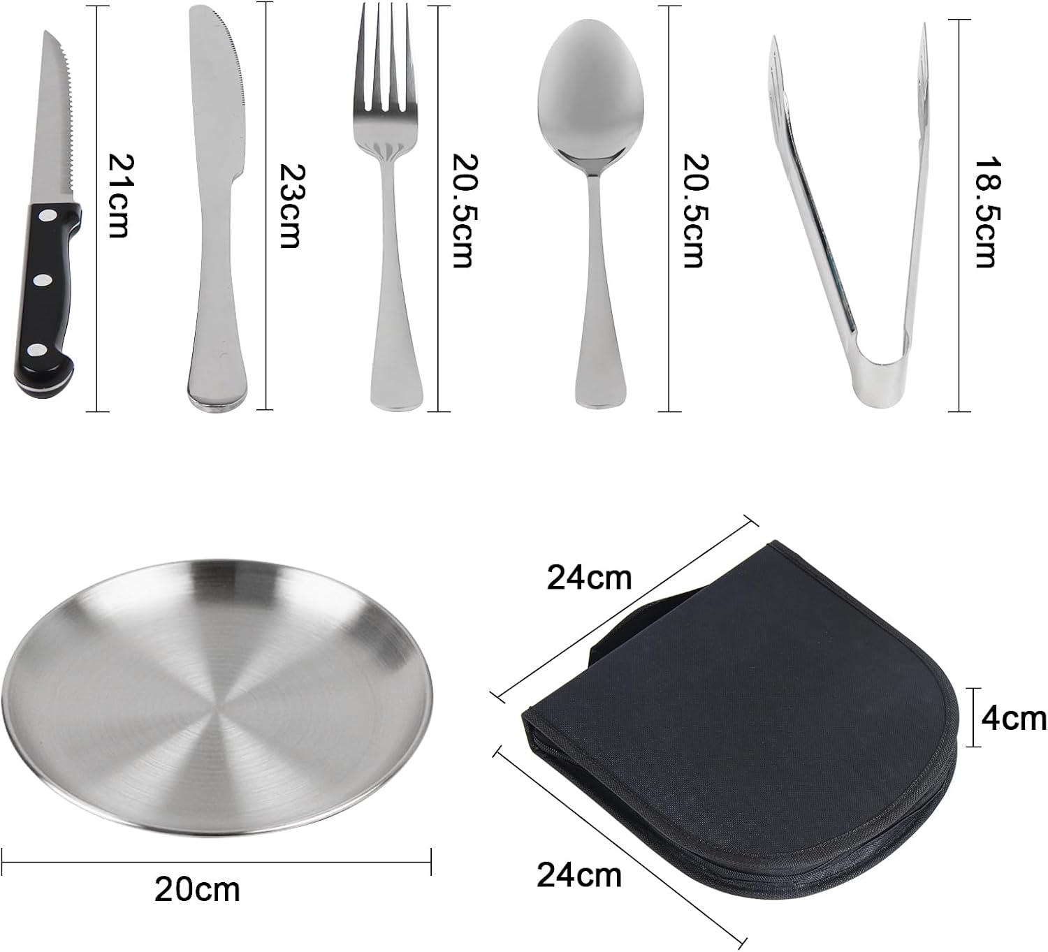 Complete Outdoor Dining Set – 11 Pieces with Compact Bag