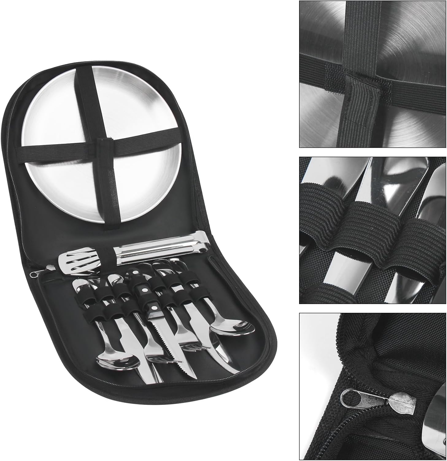 Complete Outdoor Dining Set – 11 Pieces with Compact Bag